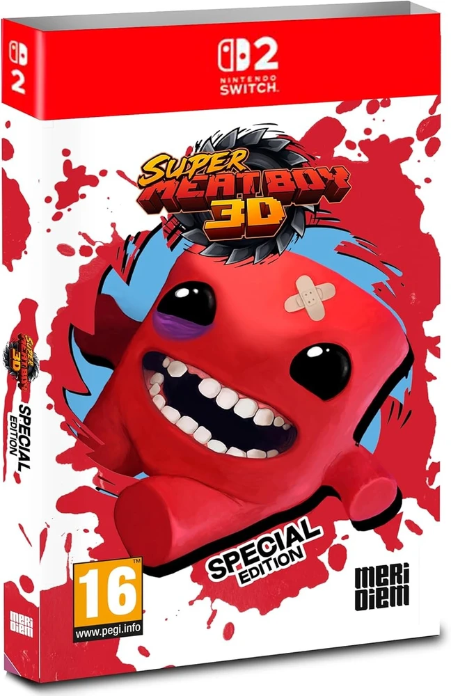 Meridiem Games Pm Studios Super Meat Boy 3D - Special Edition (Switch 2)