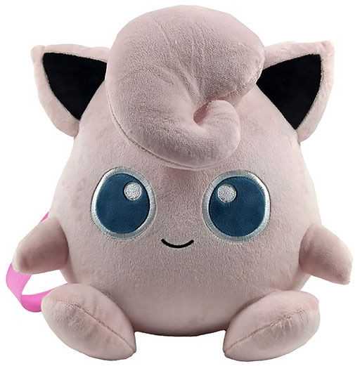 Cyp Brands POKEMON - Jigglypuff - pliušinis žaislas - kuprinė 35cm