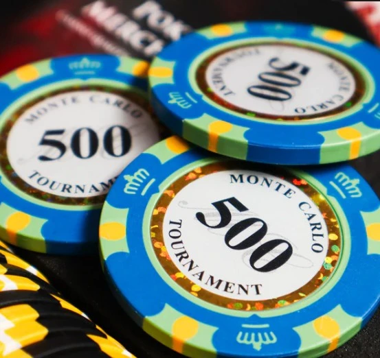 Pokerio žetonų rinkinys Monte Carlo (300 žetonų)