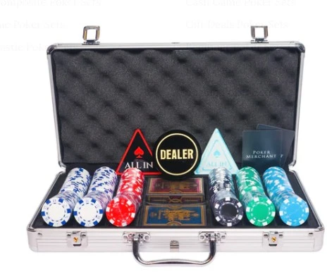 Pokerio žetonų rinkinys The Dice (300 žetonų)