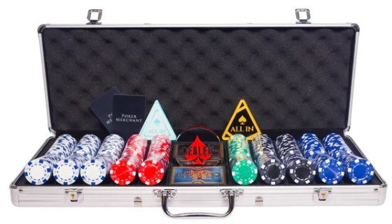 Pokerio žetonų rinkinys The Dice (500 žetonų)