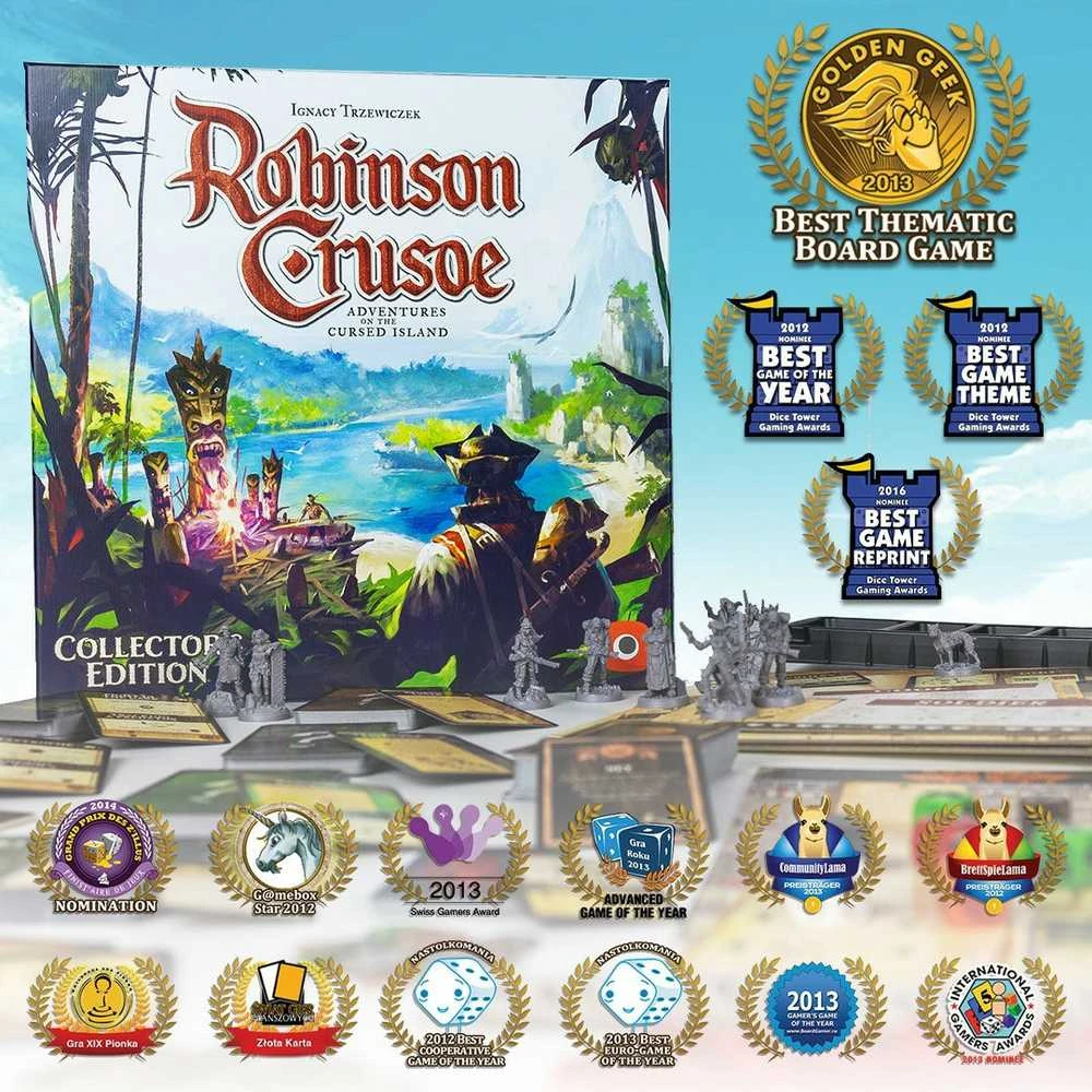 Portal Games Robinson Crusoe: Adventures on the Cursed Island – Collector's Edition