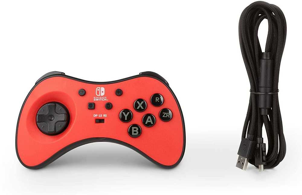 Power A PowerA FightPad Laidinis Valdiklis | Nintendo Switch (Raudonas)