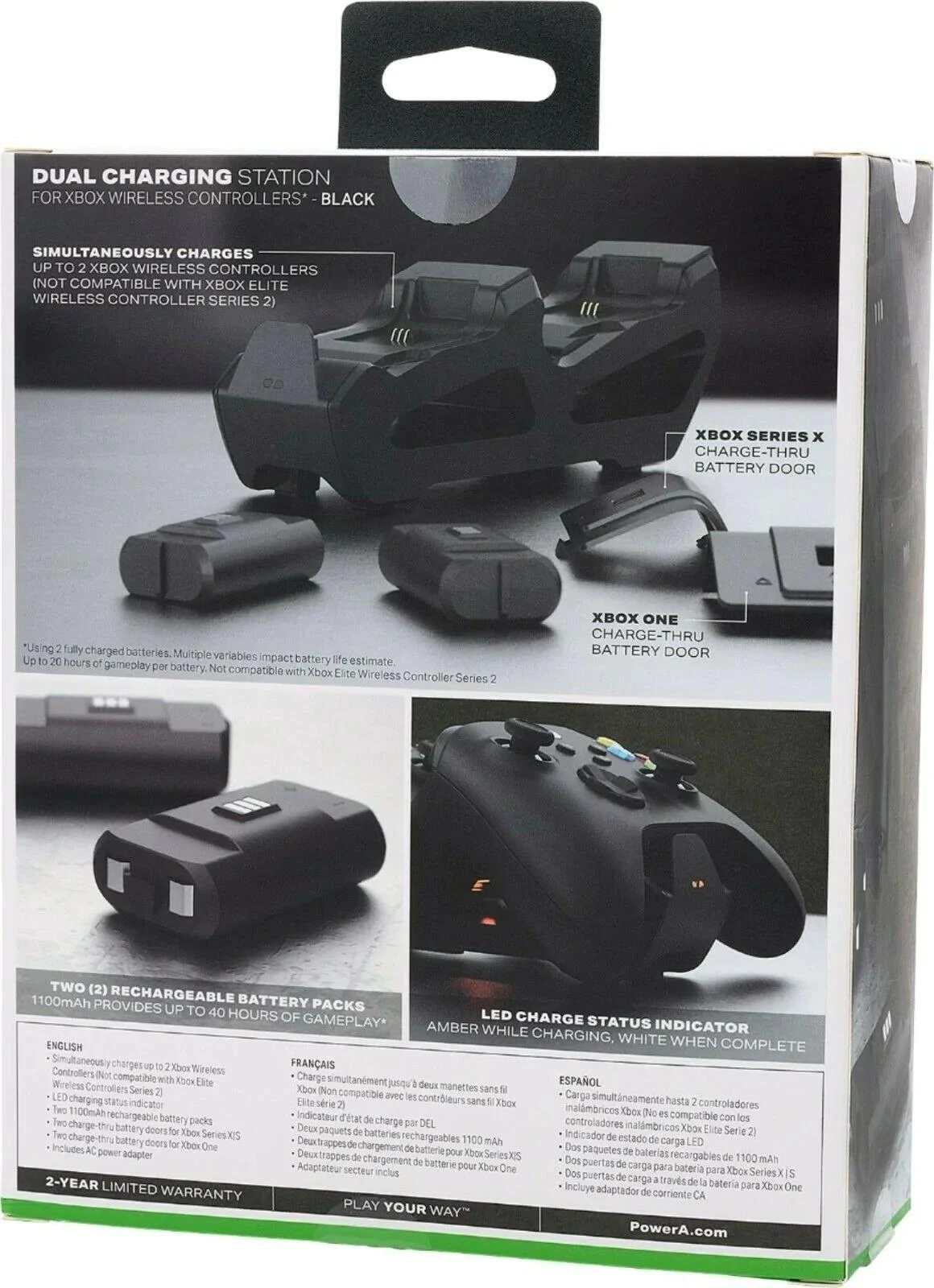 Power A PowerA įkrovimo stotelė skirta XBOX Series X S/One pulteliams