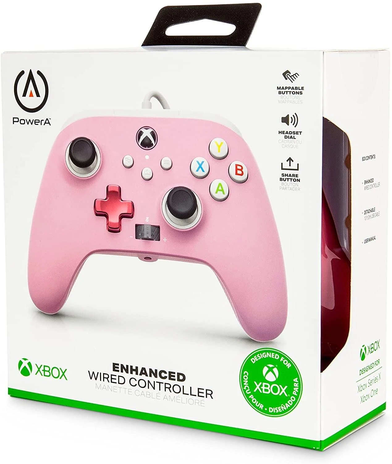 Inline Power A PowerA Laidinis Valdiklis | XBOX One, Series X|S (Rožinis)