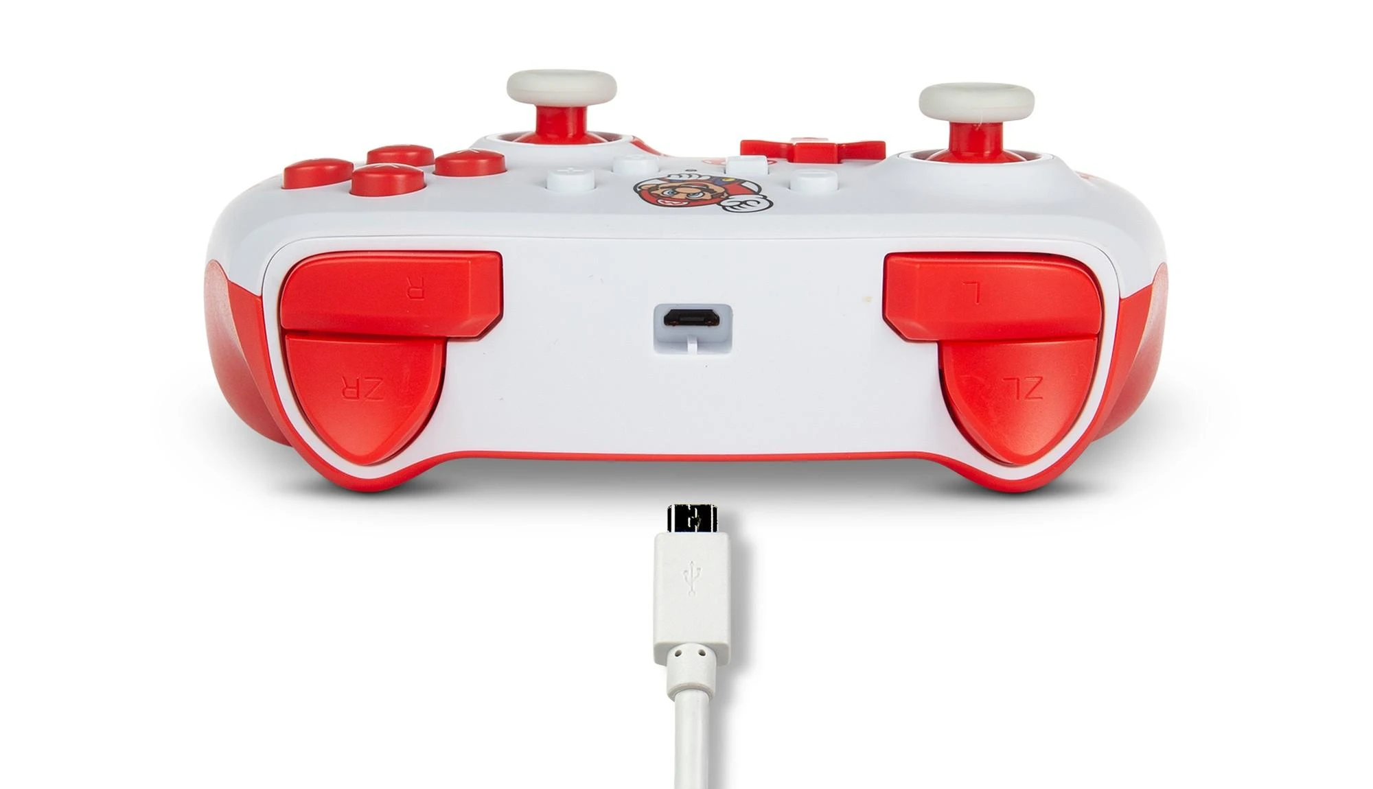 Power A PowerA Mario Raudona/Baltas laidinis valdiklis skirtas Nintendo Switch