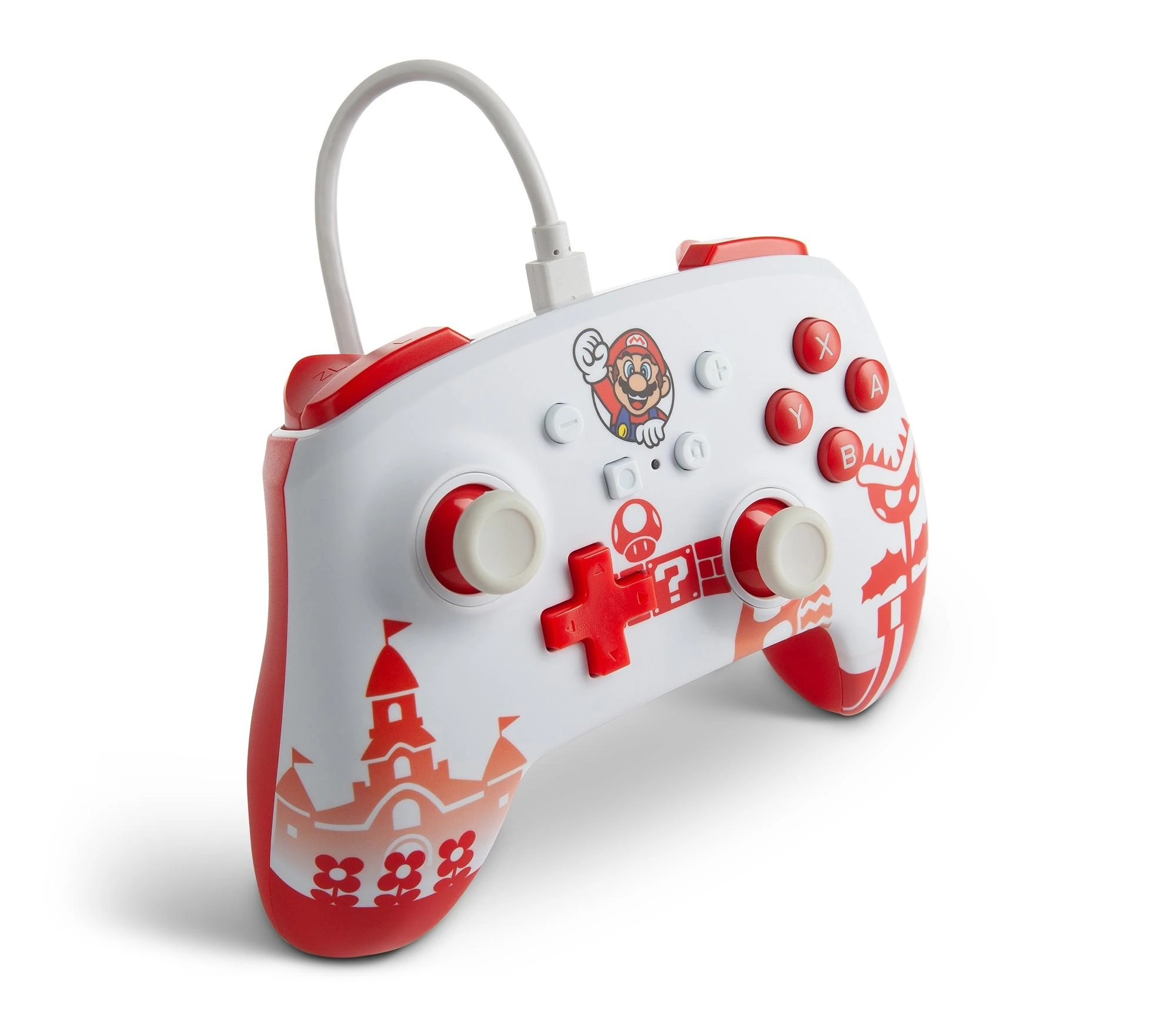 Power A PowerA Mario Raudona/Baltas laidinis valdiklis skirtas Nintendo Switch