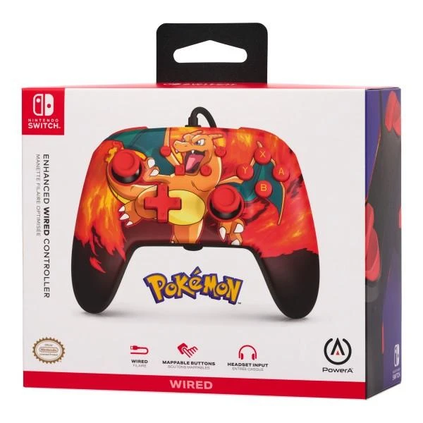 Power A PowerA Pokémon: Charizard Vortex laidinis valdiklis skirtas Nintendo Switch