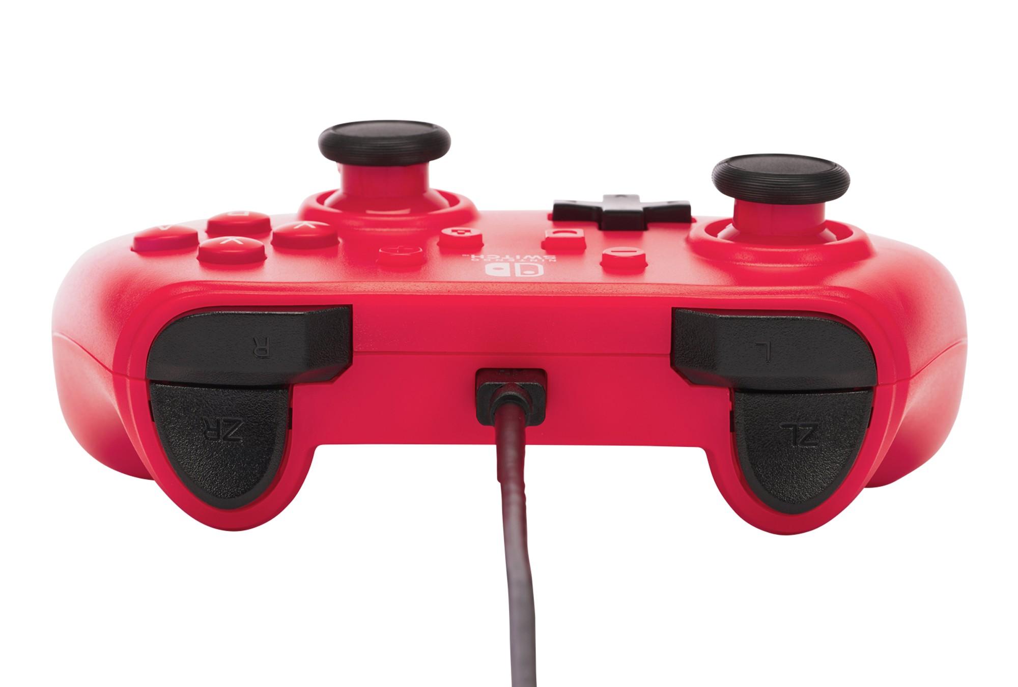 Power A PowerA Raspberry Raudona laidinis valdiklis skirtas Nintendo Switch