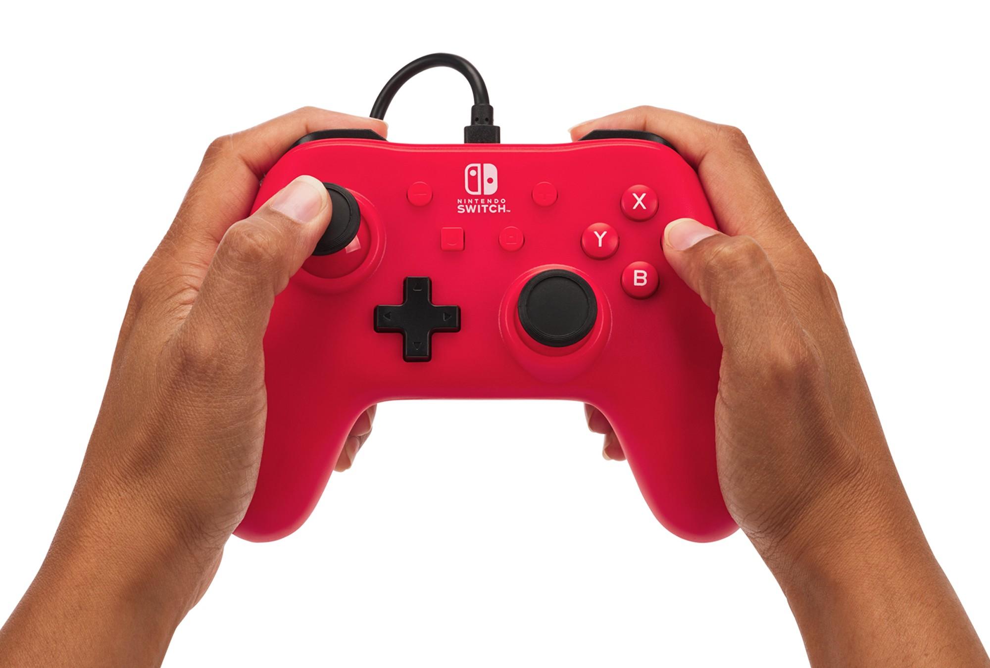 Power A PowerA Raspberry Raudona laidinis valdiklis skirtas Nintendo Switch