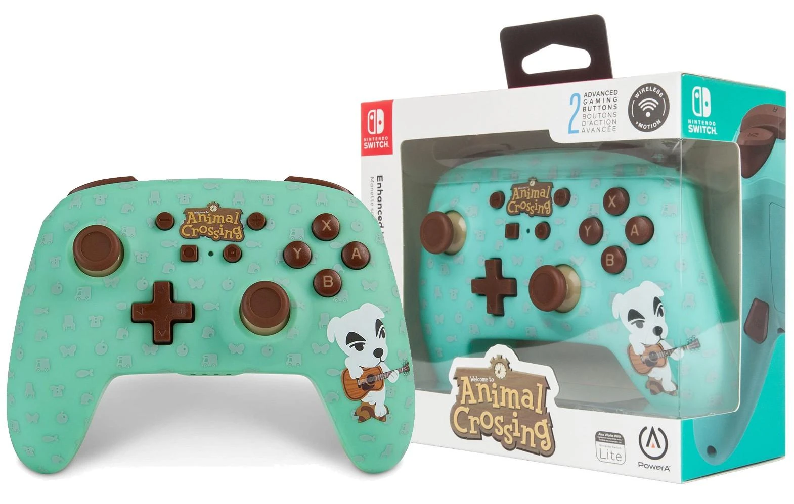 Power A PowerA Enhanced Animal Crossing K.K. Slider belaidis valdiklis skirtas Nintendo Switch