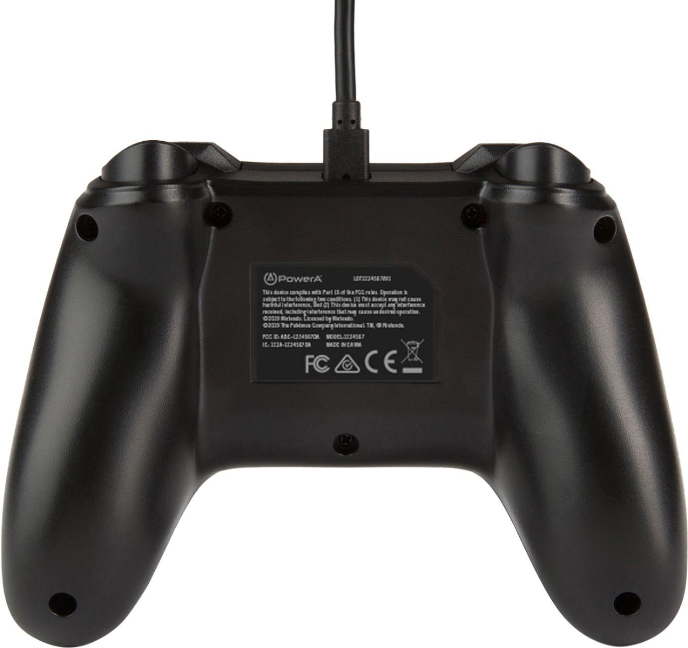 Power A PowerA juodas laidinis valdiklis skirtas Nintendo Switch