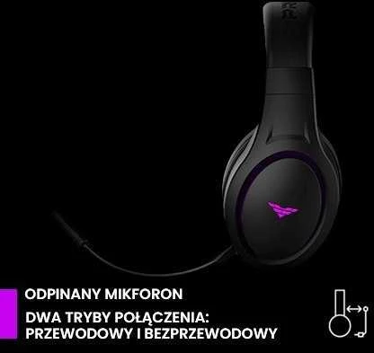 PREYON Hurricane Fly ausinės su violetiniu apšvietimu