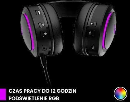 PREYON Hurricane Fly belaidės žaidimų ausinės (Juodos) | USB