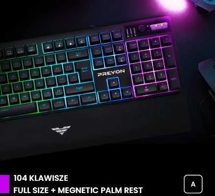 PREYON Long Claw Alpha laidinė membraninė klaviatūra (US)
