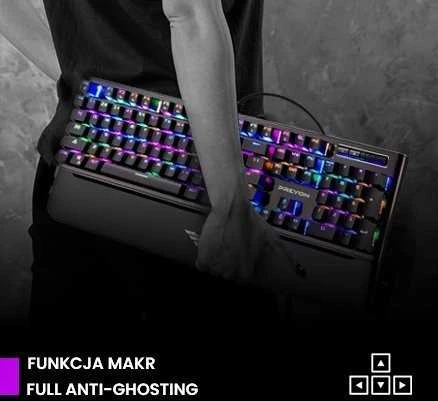 PREYON Long Claw Brown laidinė mechaninė klaviatūra (US, Gateron Brown)