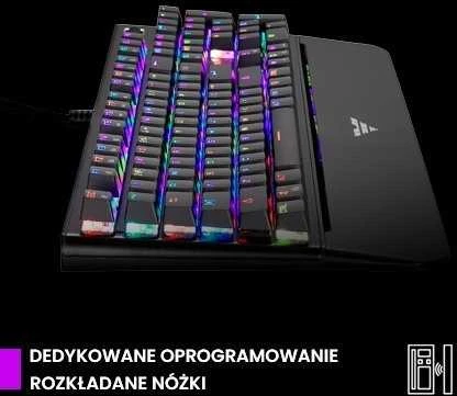 PREYON Long Claw Brown laidinė mechaninė klaviatūra (US, Gateron Brown)