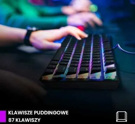 PREYON Raudona Blitz Claw TKL laidinė mechaninė klaviatūra (US, Gateron Raudona)