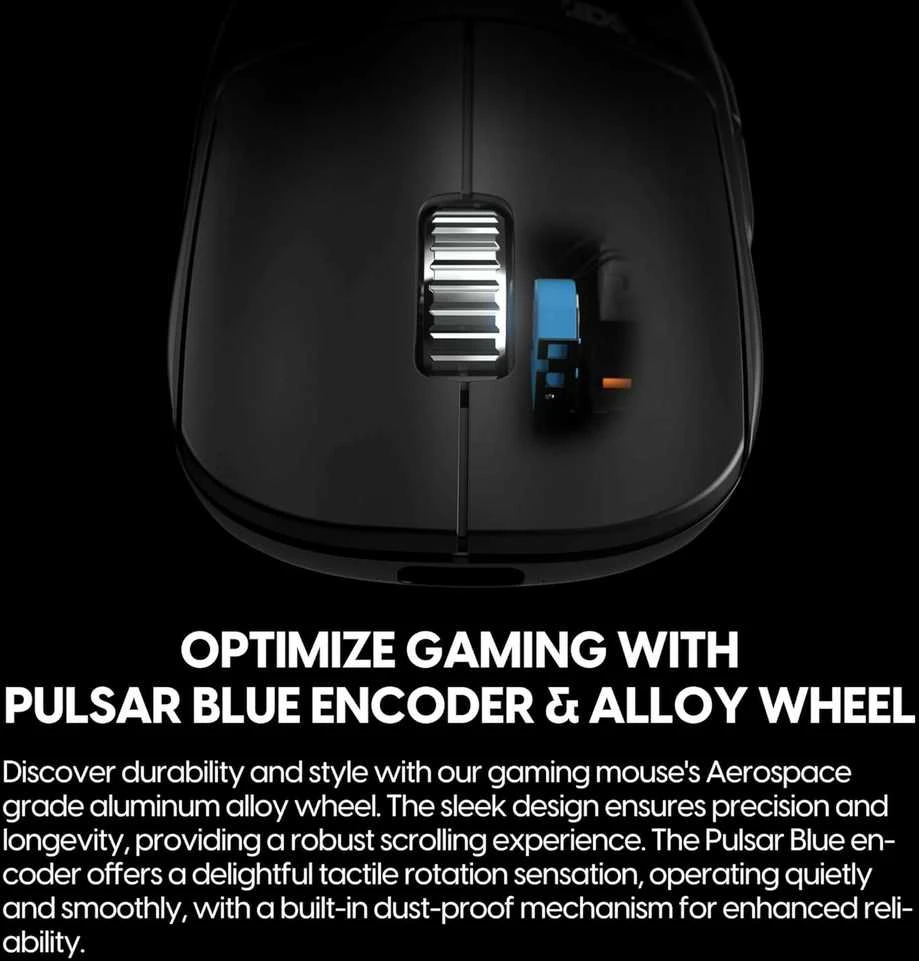 Pulsar X2-H High Hump eS žaidimų pelė, juoda PX2HES21