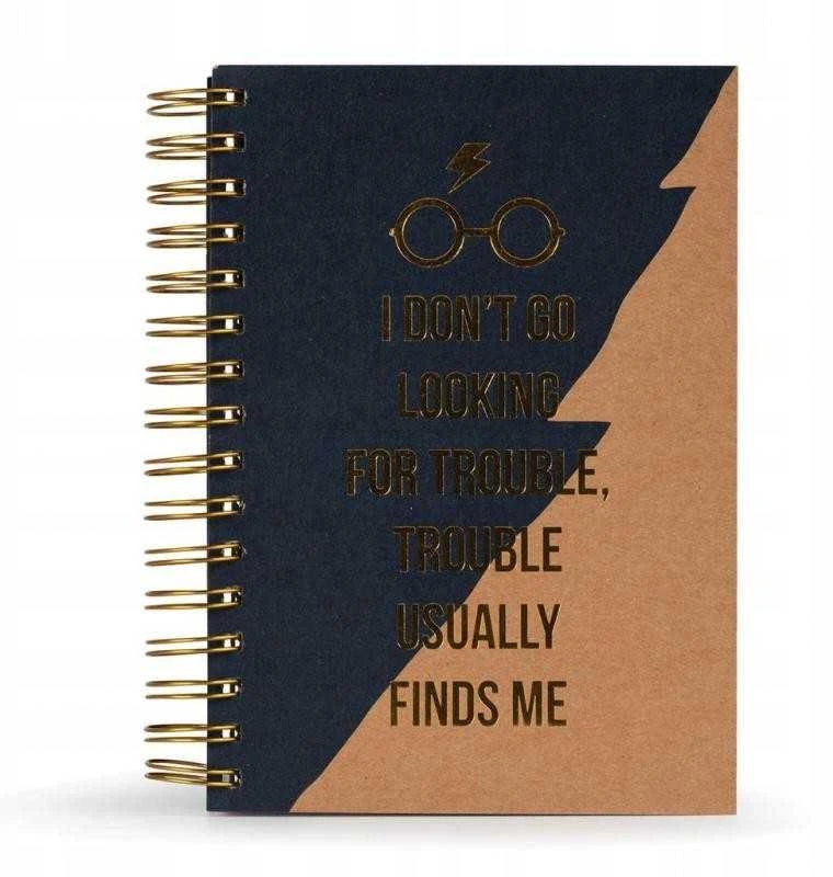 Pyramid Harry Potter (Trouble Usually Finds Me) Premium A5 užrašų knygutė