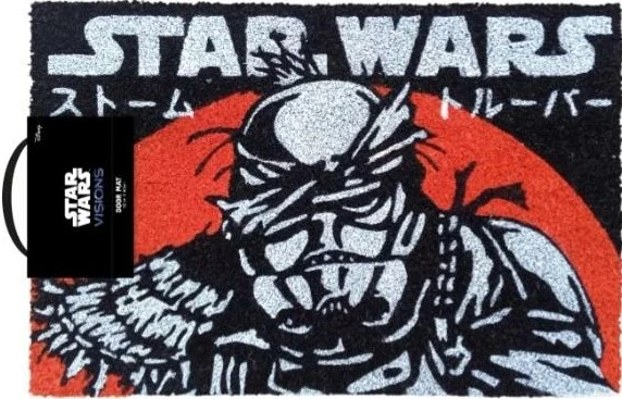 Pyramid Star Wars Stormtrooper durų kilimėlis | 60x40cm