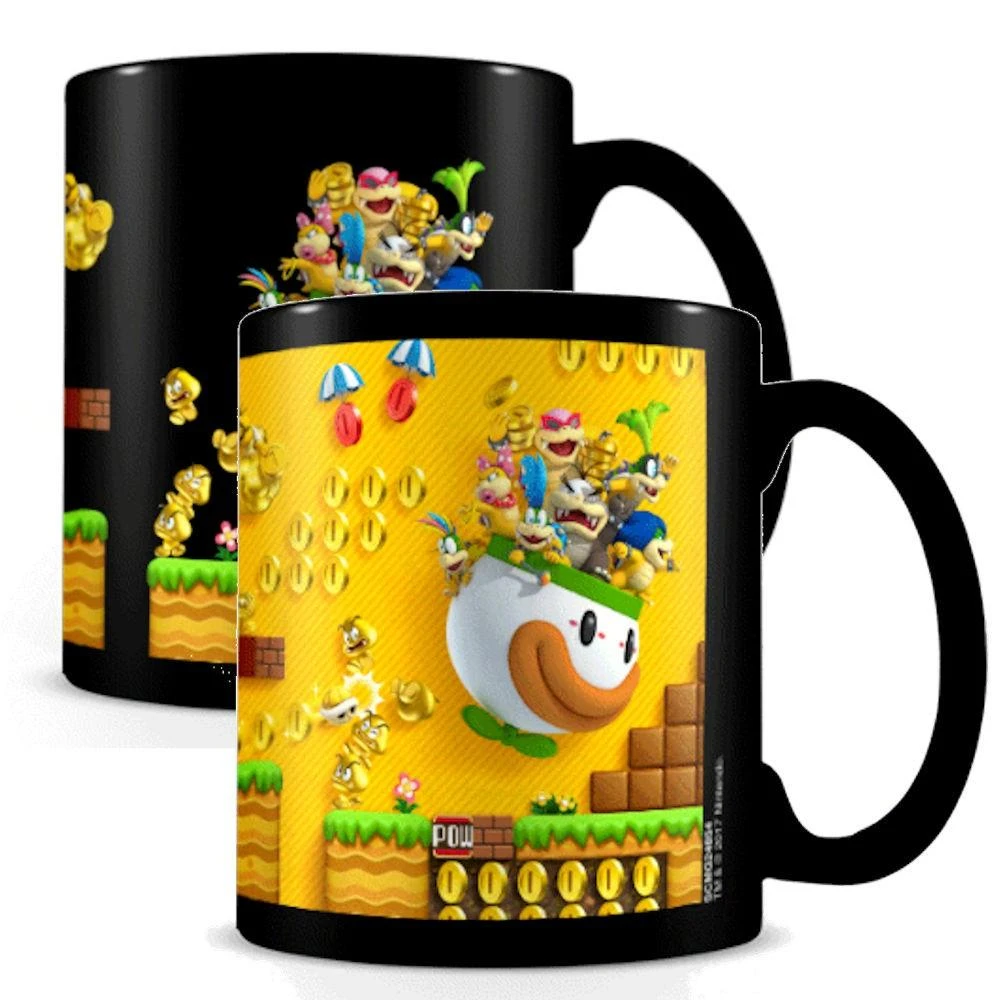Pyramid Super Mario Gold Coin Rush puodelis| Reaguojantis į karštį 315ml