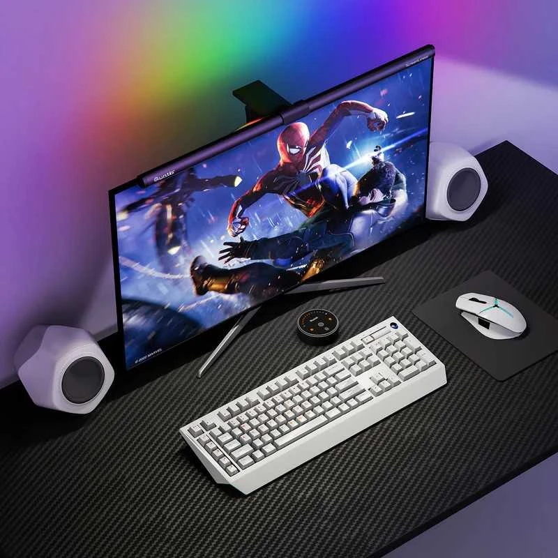 Quntis ML216 RGB Pro+ monitoriaus lempa su belaidžiu valdikliu (51cm)