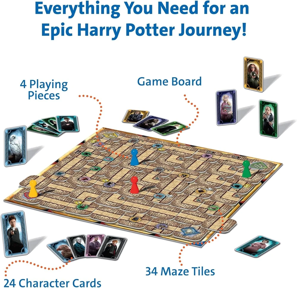 RAVENSBURGER žaidimas Harry Potter Labyrinth, 26031