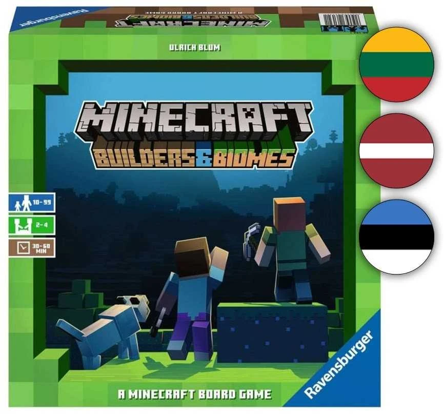 RAVENSBURGER stalo žaidimas Minecraft Builders & Biomes (LT, LV, EE), 27088