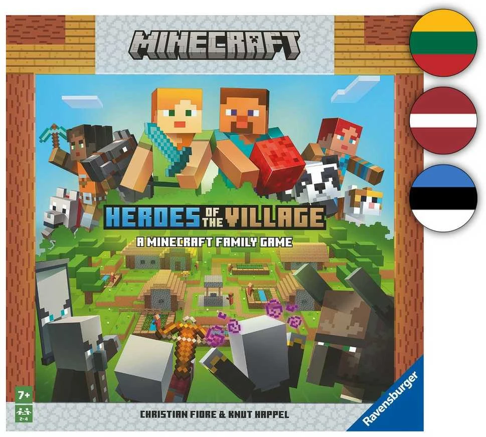 RAVENSBURGER stalo žaidimas Minecraft Heroes, (LT, LV, EE), 22367