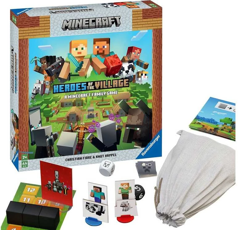 RAVENSBURGER stalo žaidimas Minecraft Heroes, (LT, LV, EE), 22367