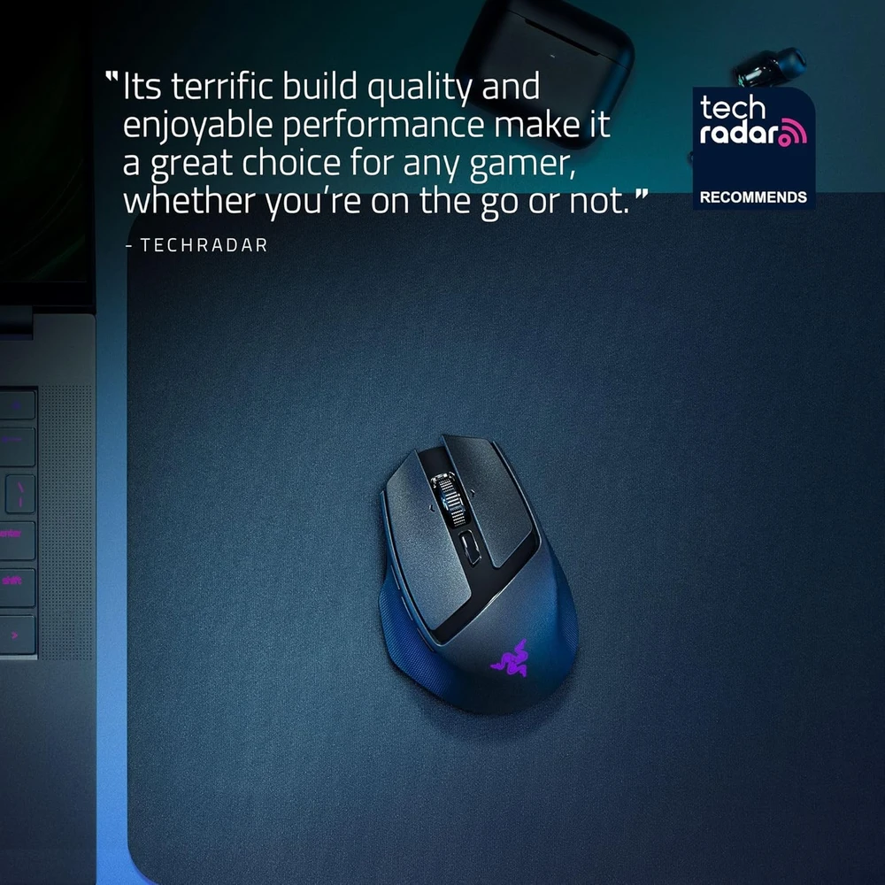 Pelė Myszka žaidimams Razer Basilisk belaidė 18000 dpi optinė juoda