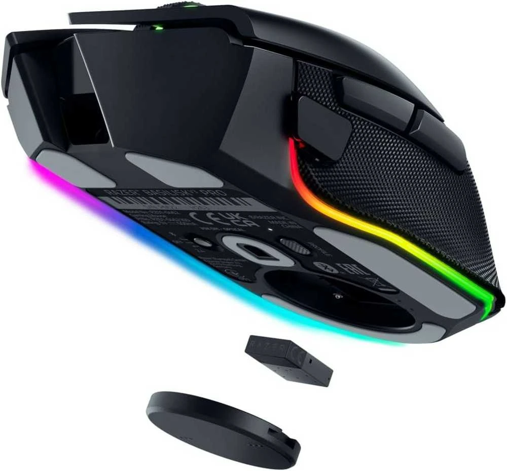 Razer | Pelė žaidimams | Basilisk V3 Pro 35K | Optinė pelė | Wireless | Juodas | Yes