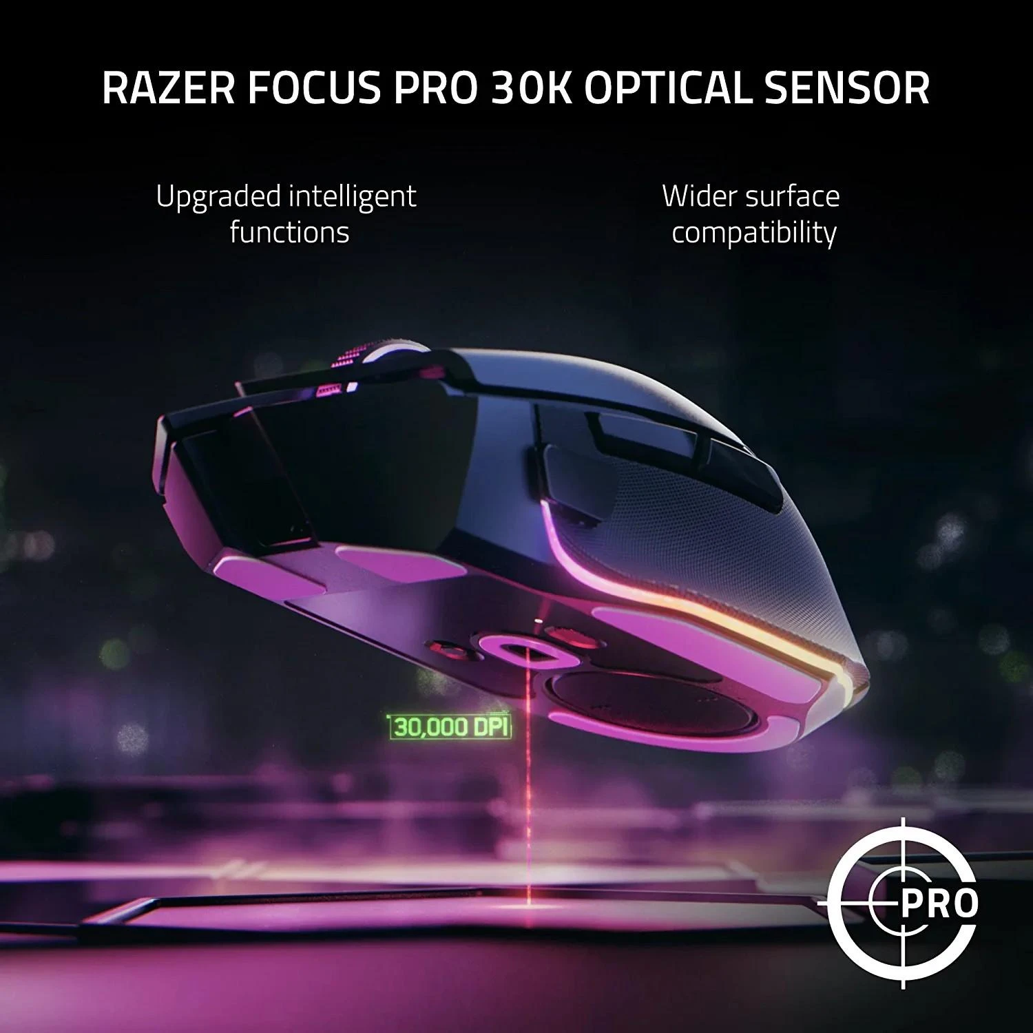 Razer | Basilisk V3 Pro | Wireless | Pelė žaidimams | Bluetooth | Baltas | Yes