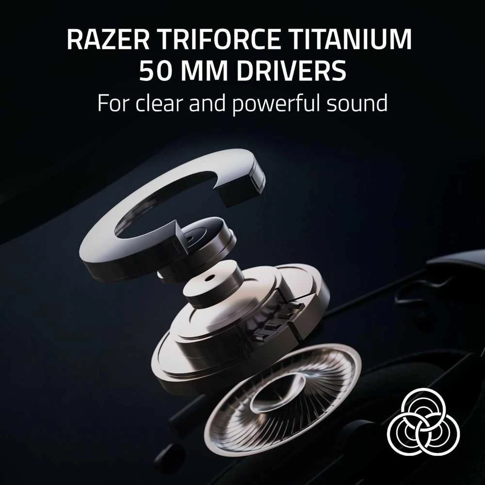 Razer Ausinės BlackShark V2 HyperSpeed, Baltos