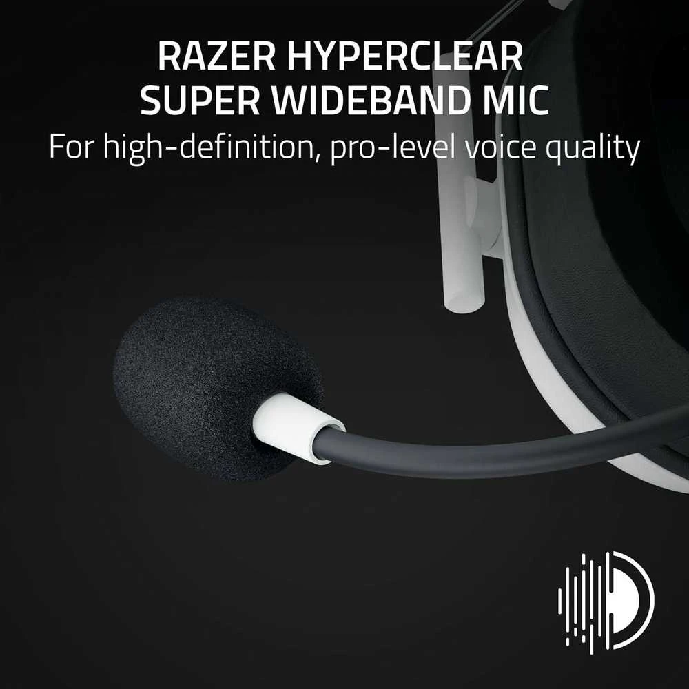 Razer Ausinės BlackShark V2 HyperSpeed, Baltos