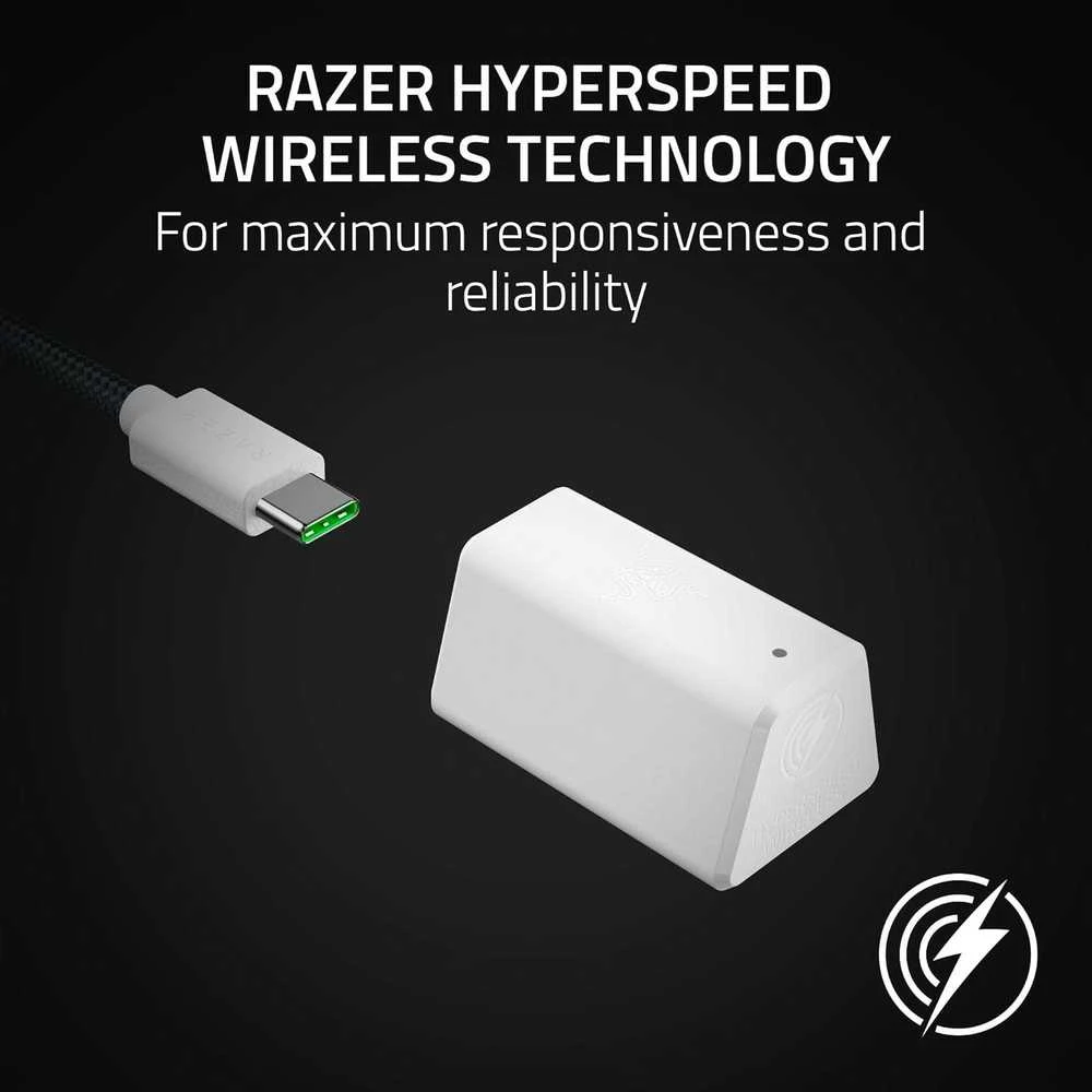Razer Ausinės BlackShark V2 HyperSpeed, Baltos