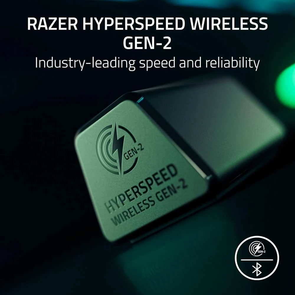 Razer Blackshark V3 juodos belaidės ausinės su mikrofonu