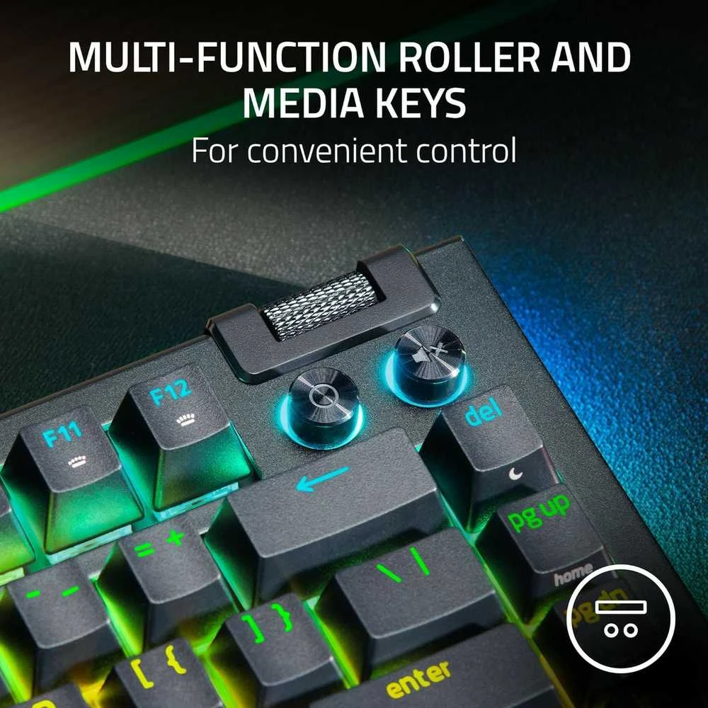 Razer | BlackWidow V4 75% | Mechaninė klaviatūra žaidimams | su laidu | US | Juodas