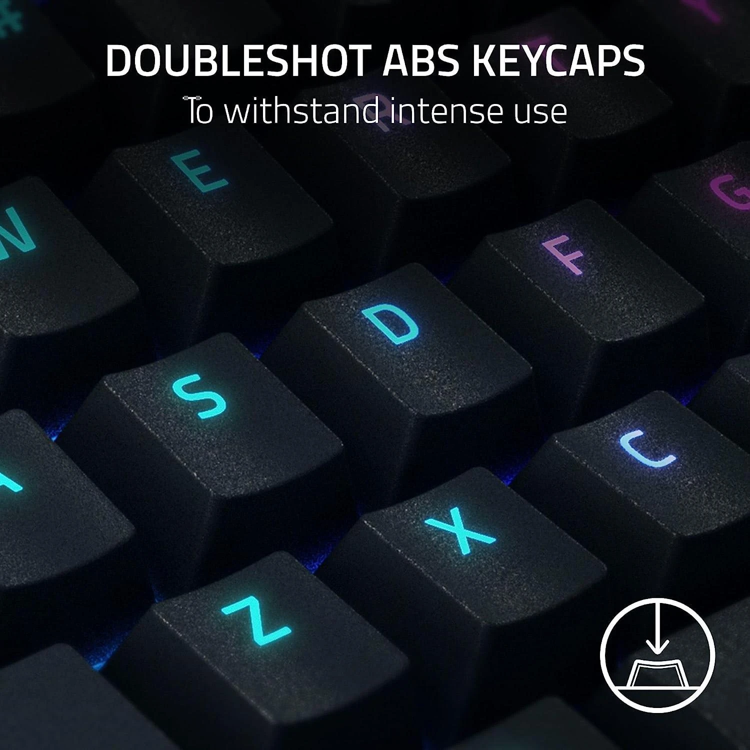 Razer | BlackWidow V4 | Mechaninė klaviatūra žaidimams | su laidu | RGB LED pašvietimas | US | Geltona Switches | Juodas
