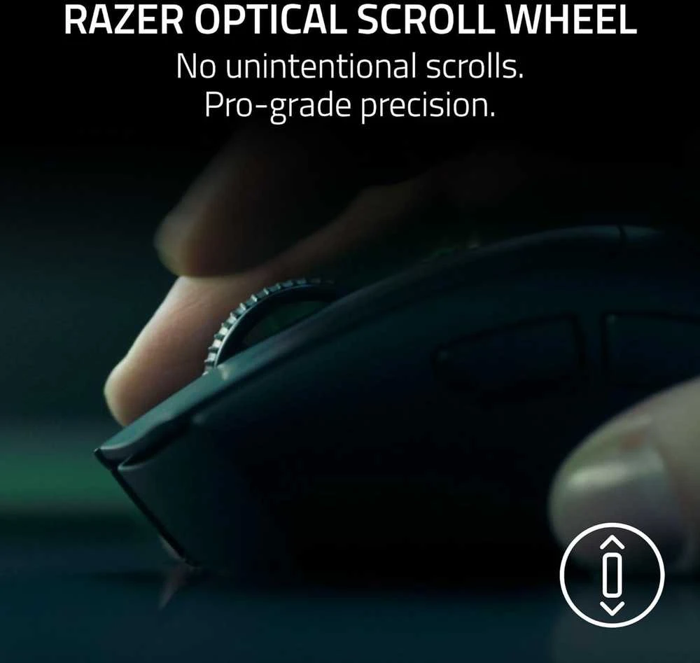 RAZER DeathAdder V4 Pro balta belaidė žaidimų optinė pelė | 45000 DPI