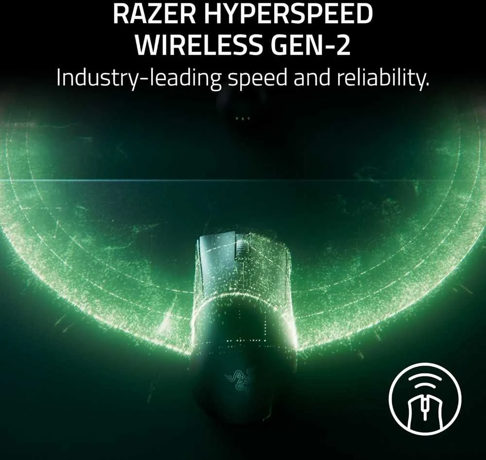 RAZER DeathAdder V4 Pro balta belaidė žaidimų optinė pelė | 45000 DPI