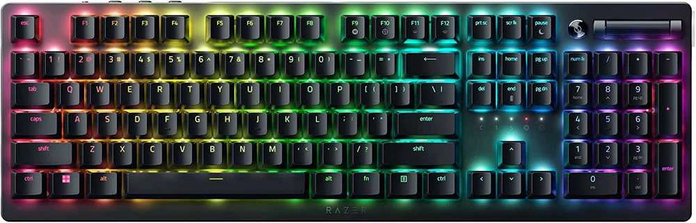 Razer | Klaviatūra žaidimams | Deathstalker V2 Pro | Klaviatūra žaidimams | Wireless | Bluetooth | RGB LED pašvietimas | Belaidė jungtis | US | Optical Switch | Juodas
