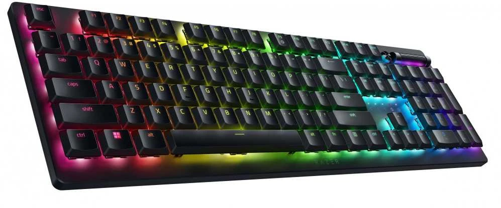 Razer | Klaviatūra žaidimams | Deathstalker V2 Pro | Klaviatūra žaidimams | Wireless | Bluetooth | RGB LED pašvietimas | Belaidė jungtis | US | Optical Switch | Juodas
