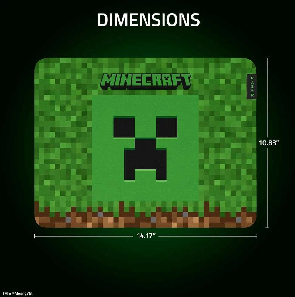 RAZER Gigantus V2 M pelės kilimėlis - Minecraft edition | 360x275x3mm