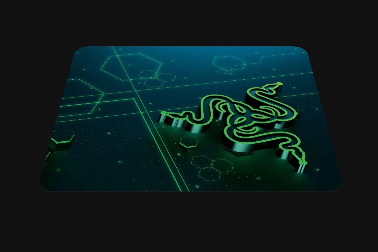 Razer Goliathus Mobile Pelės kilimėlis žaidimams, 215 x 279 x 1.5 mm, Juodas, Rubberized base