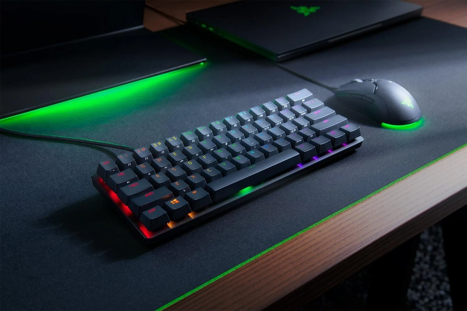 60% Mechaninė Žaidimų klaviatūra Razer Huntsman Mini, Red Switch, US išdėstymas