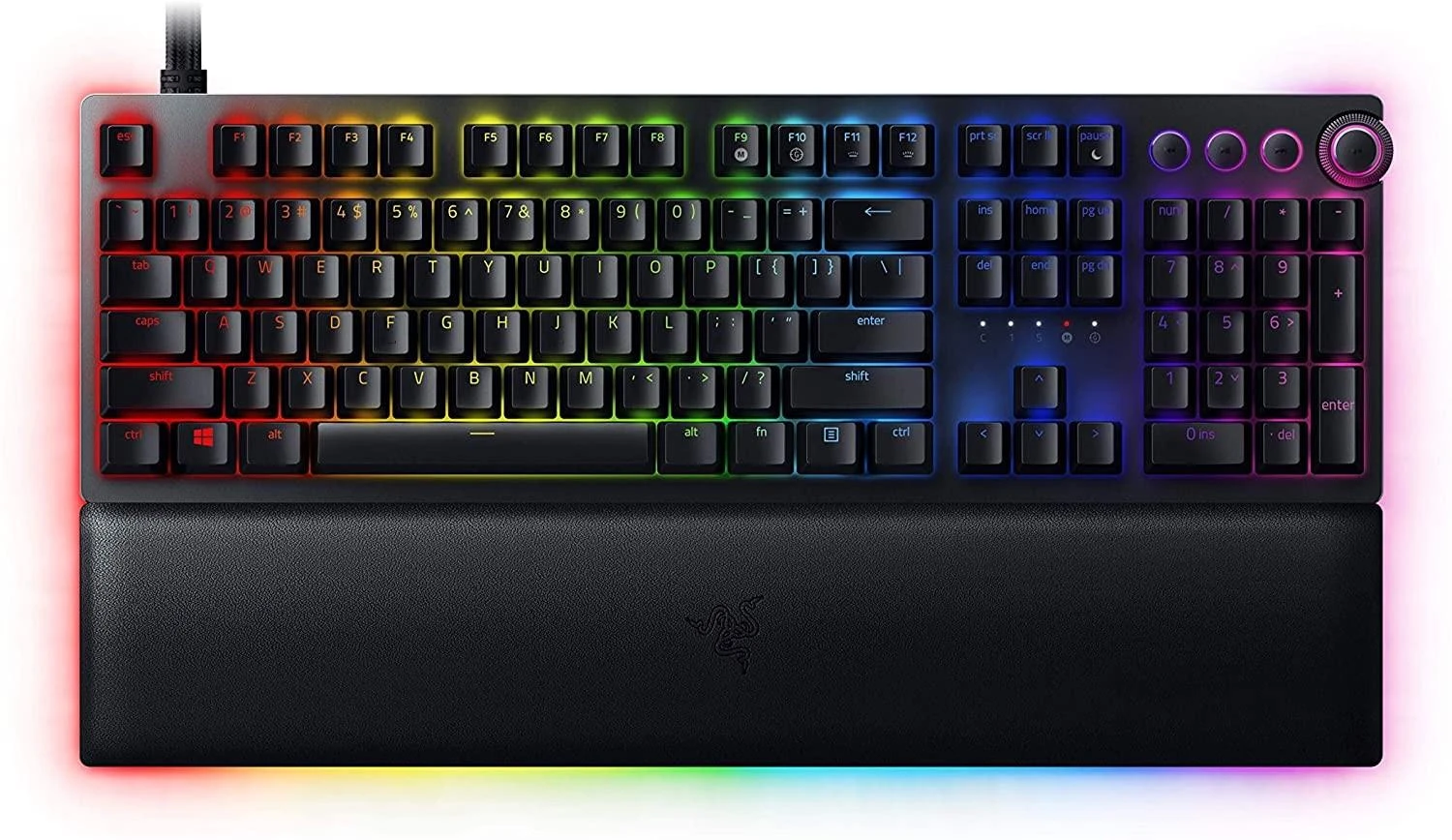 Analoginė Optinė Žaidimų klaviatūra Razer Huntsman V2, US išdėstymas