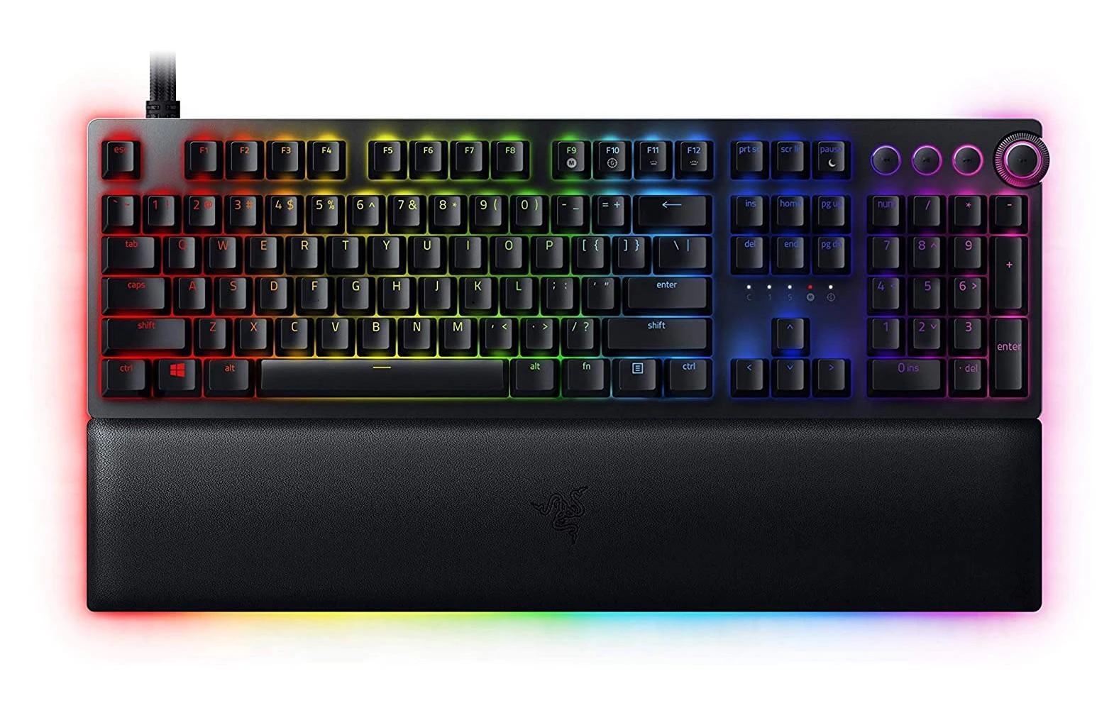 Analoginė Optinė Žaidimų klaviatūra Razer Huntsman V2, US išdėstymas
