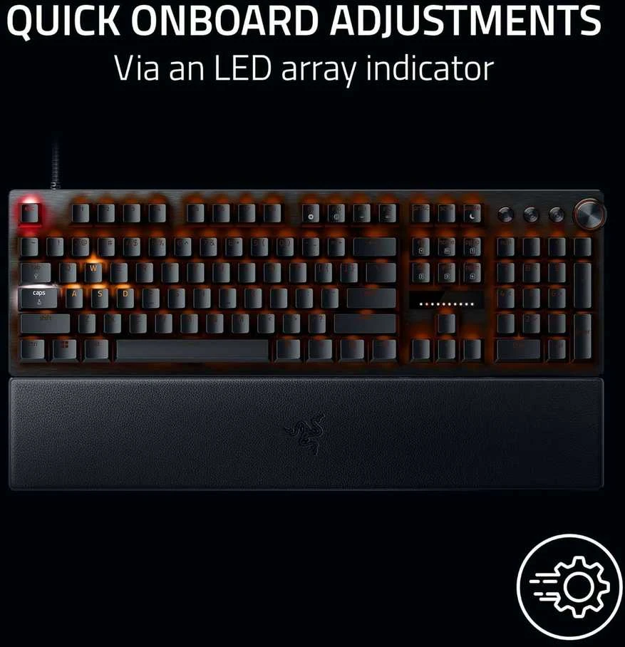 Razer | Huntsman V3 Pro | Klaviatūra žaidimams | su laidu | US | Analog Optical | Juodas